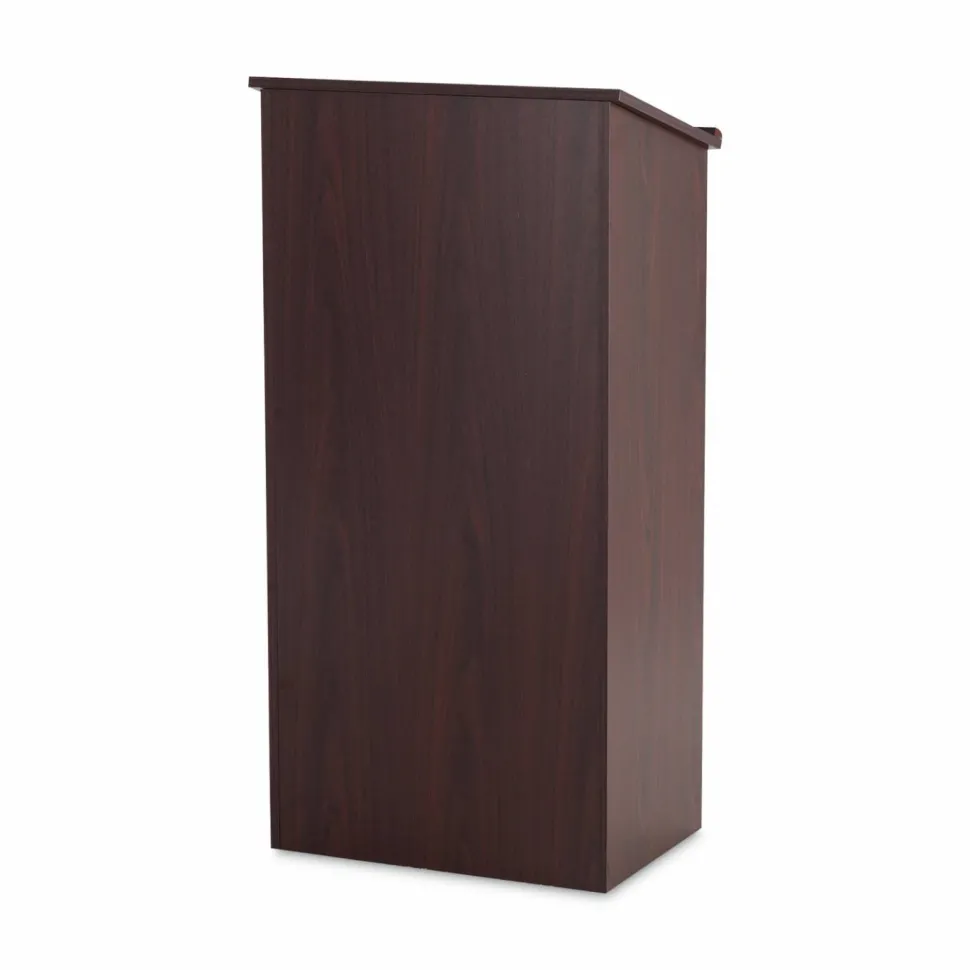 Safco Stand-Up Lectern, Mahogany