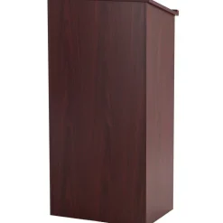 Safco Stand-Up Lectern, Mahogany