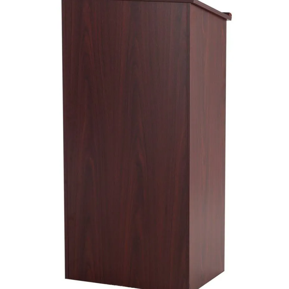 Safco Stand-Up Lectern, Mahogany