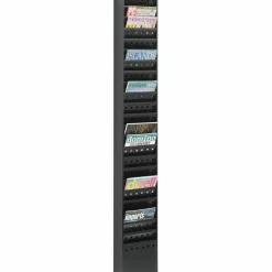 Safco Steel Magazine Rack, 23 Pockets, 65 1/2