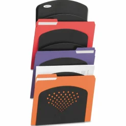 Safco Steel 7-Pocket Wall Rack, 21 3/4