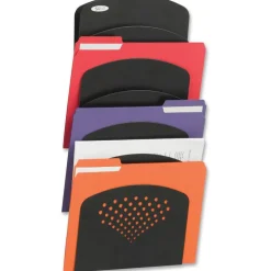 Safco Steel 7-Pocket Wall Rack, 21 3/4