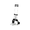 Safco Stow & Go Cart Lightweight Hand Truck, 110 Lb. Capacity, 5" Wheels, Gray