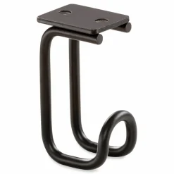 Safco Table Hooks, 1.25 x 1.75 x 3.25, Black, 24/Pack