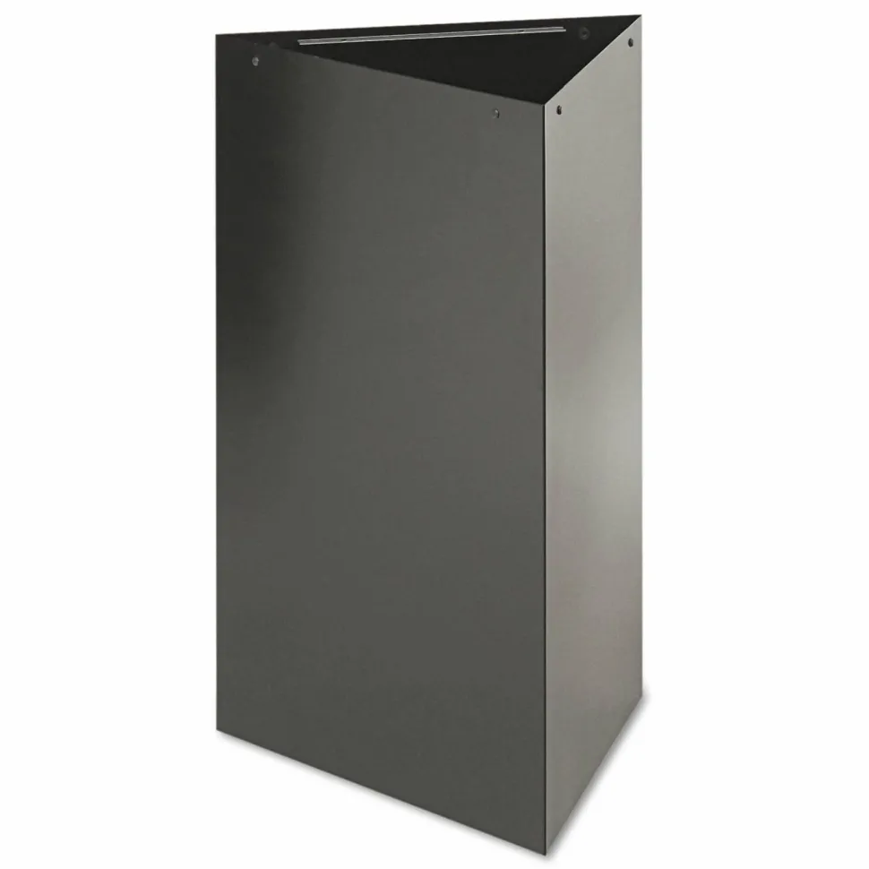 Safco Trifecta 17 Gallon Triangular Trash Can