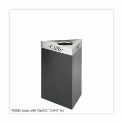 Safco Trifecta 15 Gallon Triangular Trash Can
