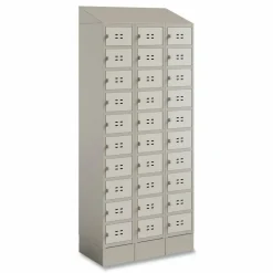 Safco Triple Continuous Metal Locker Base Addition, 35w x 16d x 5.75h, Tan