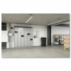 Safco Triple Continuous Metal Locker Base Addition, 35w x 16d x 5.75h, Gray