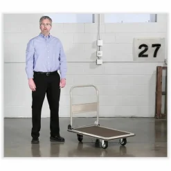 Safco Tuff Truck Platform Truck, 400 lb Capacity, 29 x 18.75, Gray
