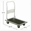 Safco Tuff Truck Platform Truck, 500 lb Capacity, 36 x 24, Gray