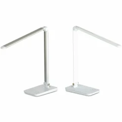 Safco Vamp - Desk lamp - LED - 9 W - 4 cool colors, 4 warm colors - 3000-6500 K - silver