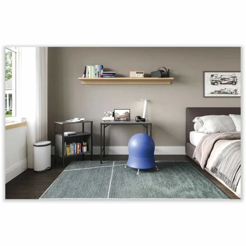 Safco Vamp LED Wireless Charging Lamp, Multi-pivot Neck, 16.75" High, White
