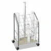 Safco Wire Roll/Files, 20 Compartments, 18w x 12.75d x 24.5h, Gray