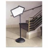 Safco Write Way Directional Sign - Steel - Black