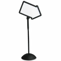 Safco Write Way Directional Sign - Steel - Black