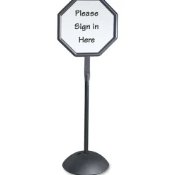 Safco Write Way Octagon Sign