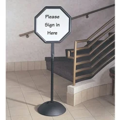 Safco Write Way Octagon Sign