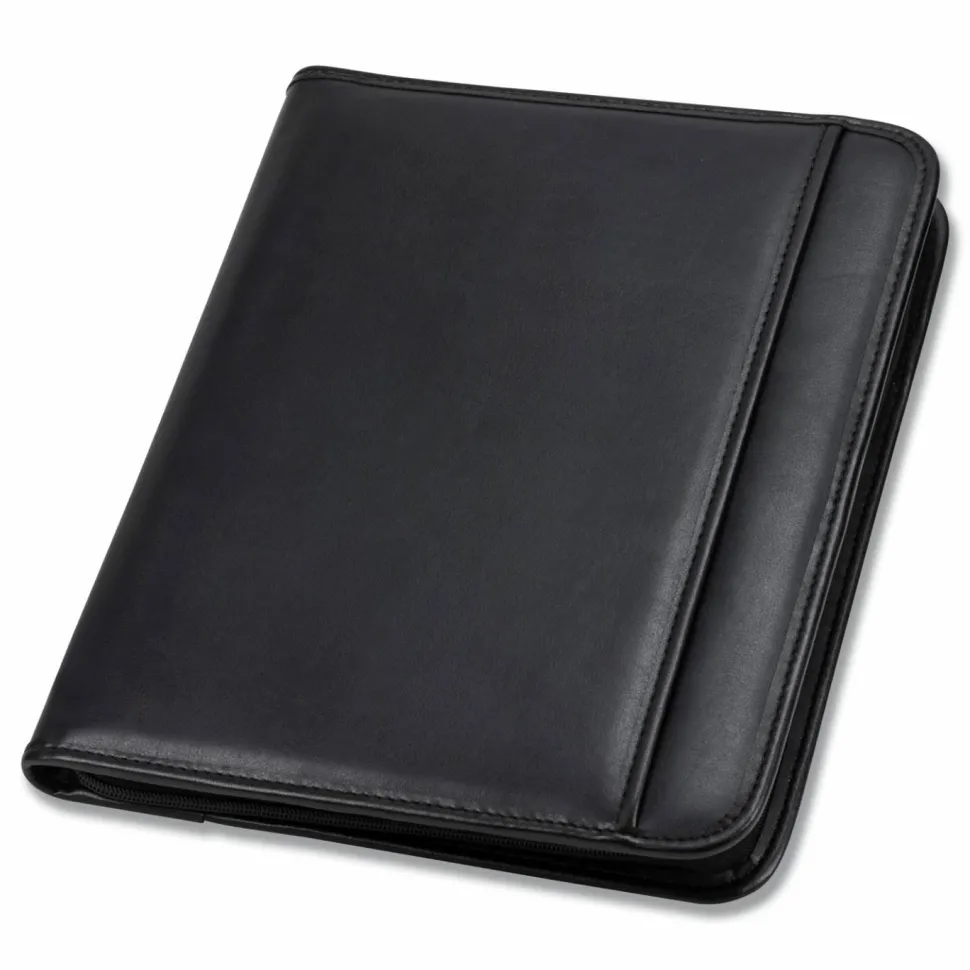 Samsill Vinyl Pad Holder, 8 1/2" x 11", Black