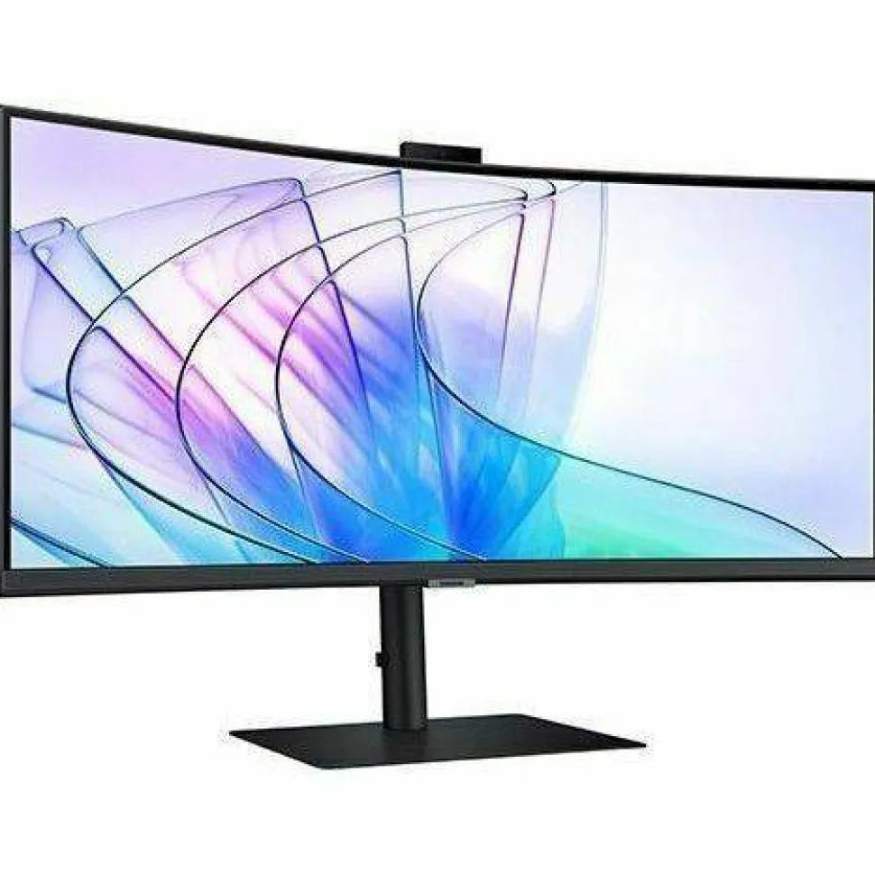 Samsung ViewFinity S6 S34C654VAN 34" Class Webcam UW-QHD Curved Screen LCD Monitor - 21:9 - Black