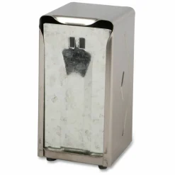 San Jamar Tabletop Napkin Dispenser, Tall Fold, 3.75 x 4 x 7.5, Chrome