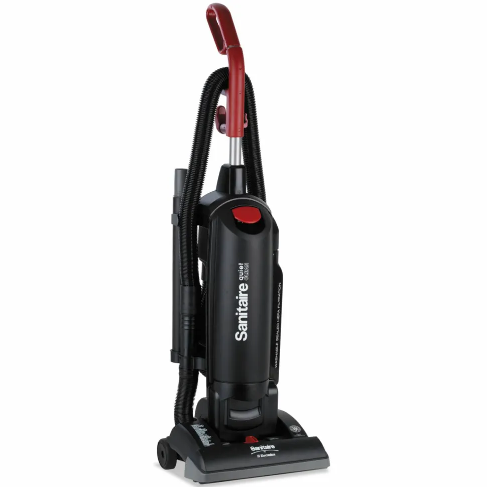 Sanitaire FORCE QuietClean Upright Vacuum SC5713D, 13" Cleaning Path, Black