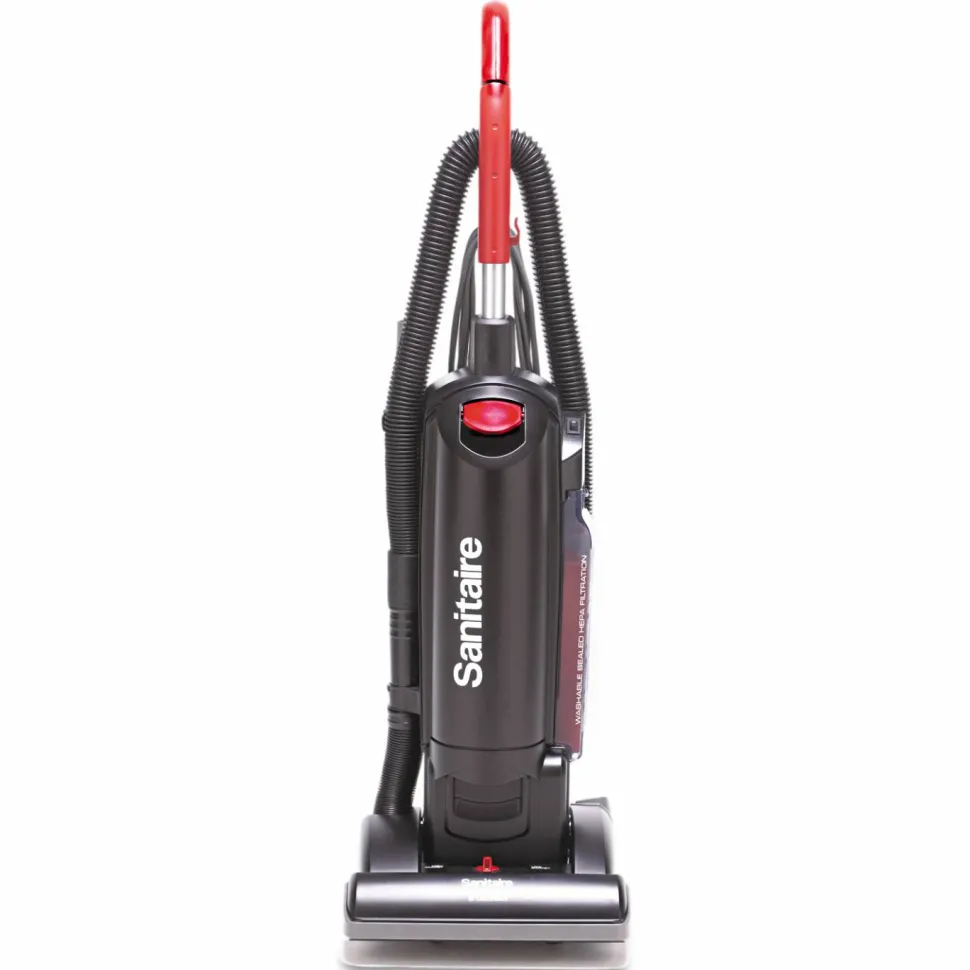 Sanitaire FORCE QuietClean Upright Vacuum SC5713D, 13" Cleaning Path, Black