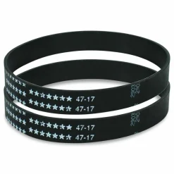 Sanitaire Replacement Belt for Upright Vacuum Cleaner, Flat U Style, 2/Pack