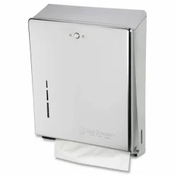 San Jamar C-Fold/Multifold Towel Dispenser, 14 3/4