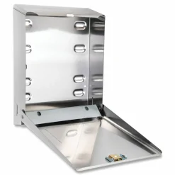 San Jamar C-Fold/Multifold Towel Dispenser, 11.38 x 4 x 14.75, Stainless Steel