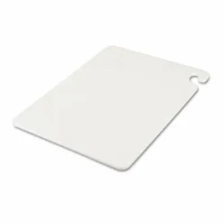 San Jamar Cut-N-Carry Color Cutting Boards, Plastic, 20 x 15 x 0.5, White