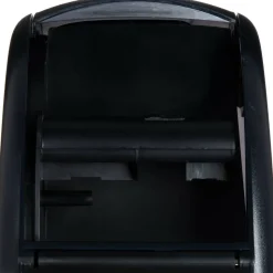 San Jamar Duett Standard Bath Tissue Dispenser, Oceans, 7.5 x 7 x 12.75, Transparent Black Pearl