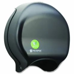 San Jamar Ecological Green Tissue Dispenser, 16.75 x 5.25 x 12.25, Black