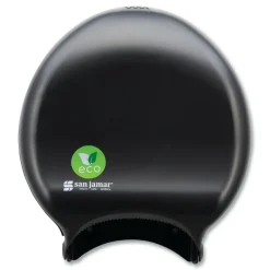 San Jamar Ecological Green Tissue Dispenser, 16.75 x 5.25 x 12.25, Black