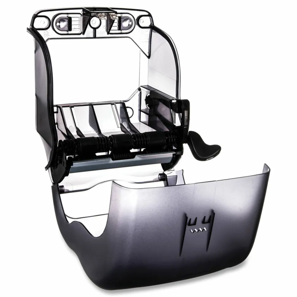San Jamar Element Lever Roll Towel Dispenser, Oceans, 12.5 x 8.5 x 12.75, Black Pearl
