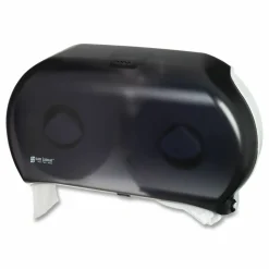 San Jamar Jumbo Bathroom Tissue Dispenser, Pearl Black