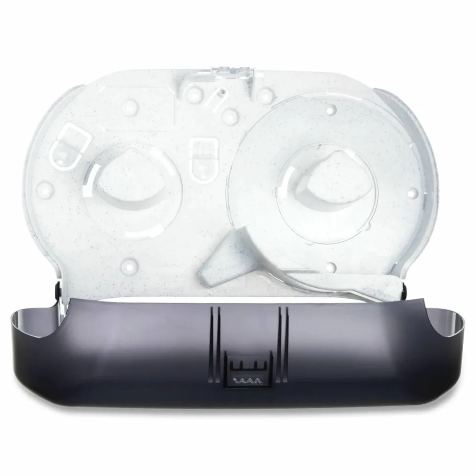 San Jamar Jumbo Bathroom Tissue Dispenser, Pearl Black