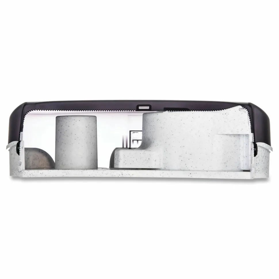 San Jamar Jumbo Bathroom Tissue Dispenser, Pearl Black