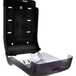 San Jamar Large Capacity Ultrafold Multifold/C-Fold Towel Dispenser, Oceans, 11.75 x 6.25 x 18, Transparent Black Pearl