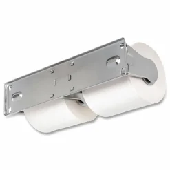 San Jamar Locking Bathroom Tissue Dispenser, Silver