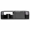 San Jamar 2-Roll Jumbo Toilet Tissue Dispenser, 19" x 5 1/4" x 12", Black Pearl