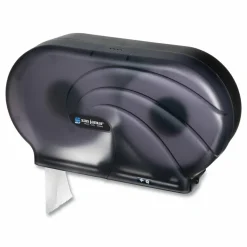 San Jamar 2-Roll Jumbo Toilet Tissue Dispenser, 19