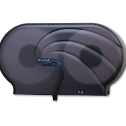 San Jamar 2-Roll Jumbo Toilet Tissue Dispenser, 19
