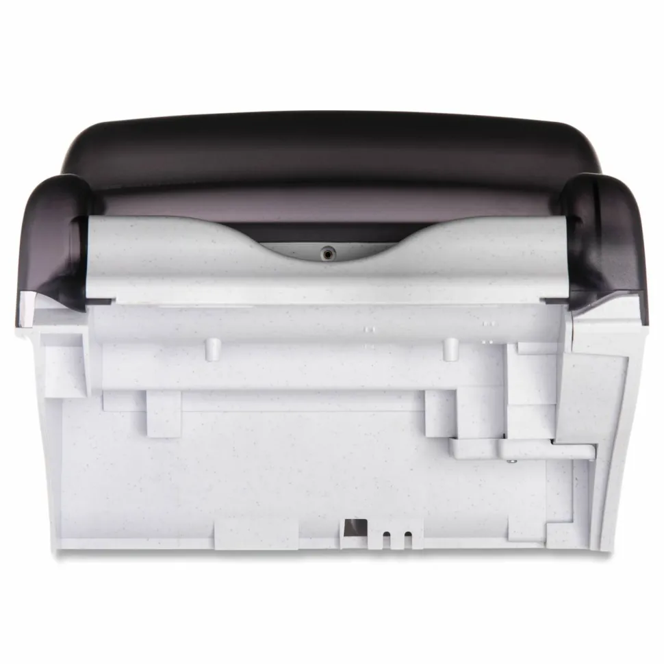San Jamar Tear-N-Dry Eco Roll Paper Towel Dispenser, 14 7/16" x 11 3/4" x 9 1/8", Black