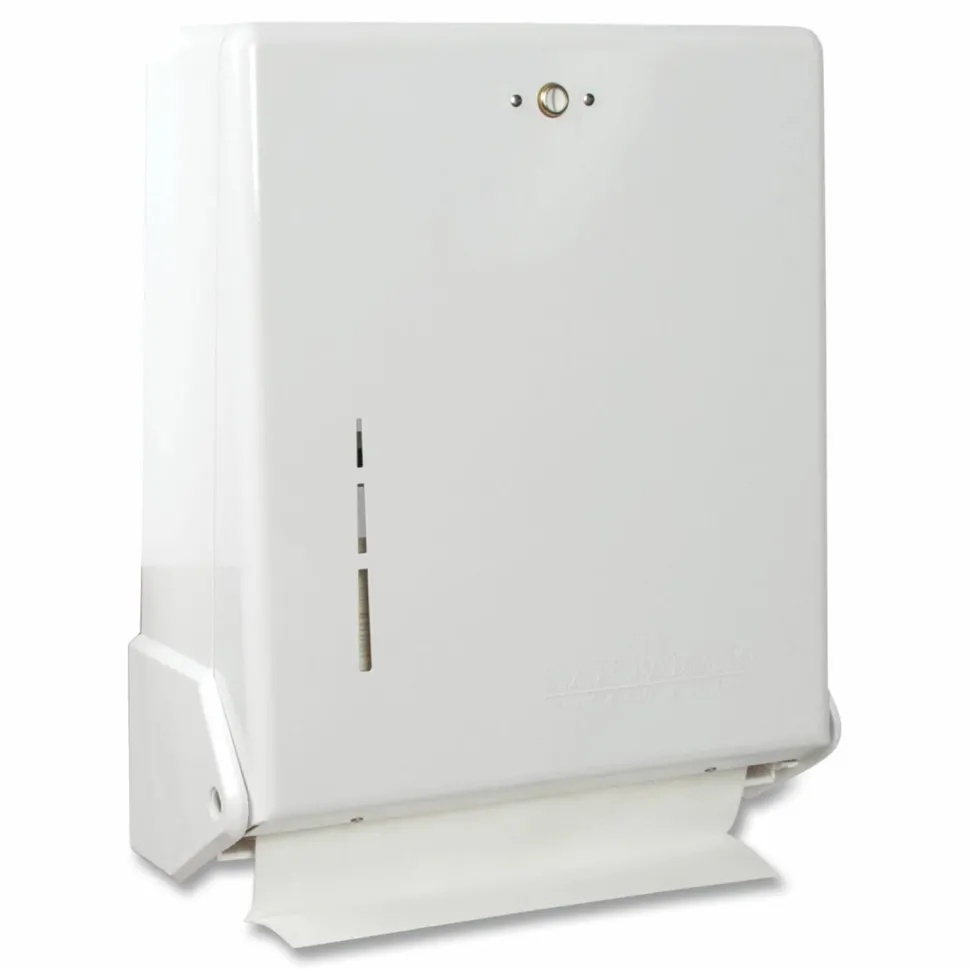 San Jamar True Fold C-Fold/Multifold Paper Towel Dispenser, 11.63 x 5 x 14.5, White