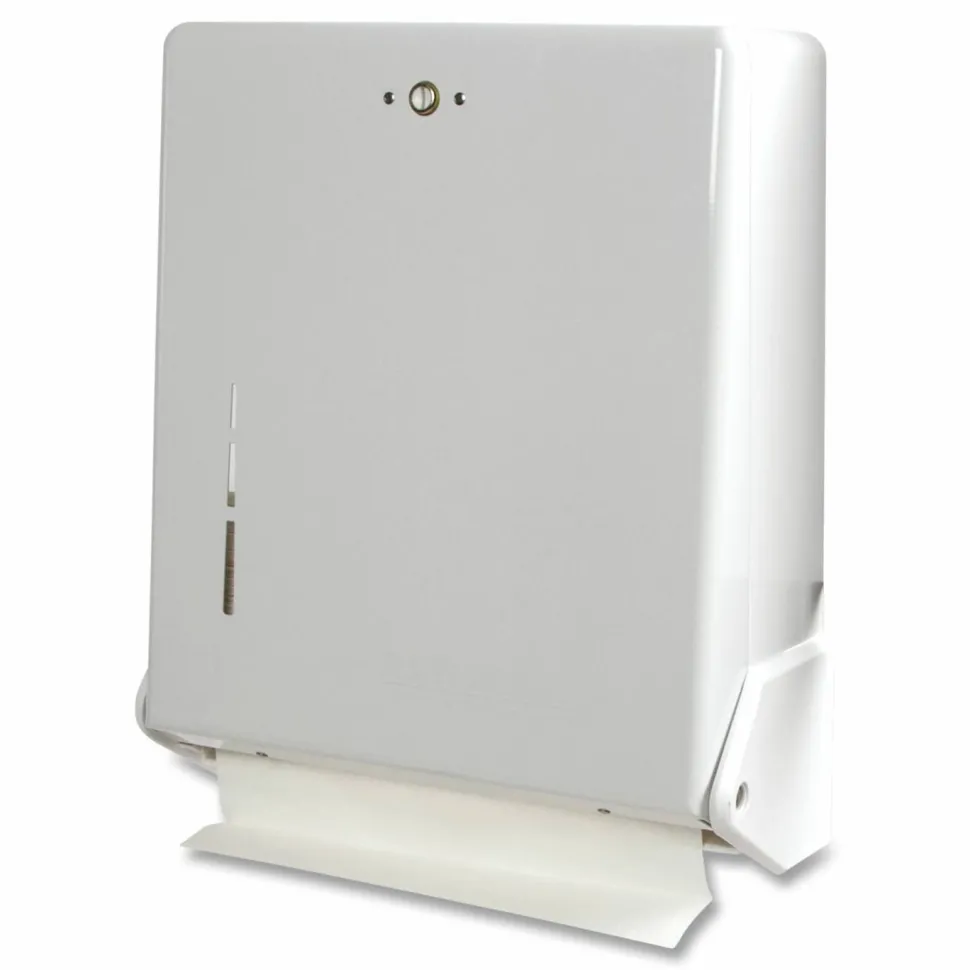 San Jamar True Fold C-Fold/Multifold Paper Towel Dispenser, 11.63 x 5 x 14.5, White