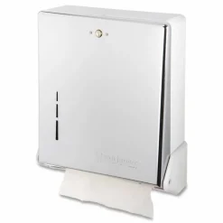 San Jamar True Fold C-Fold/Multifold Paper Towel Dispenser, 11.63 x 5 x 14.5, Chrome