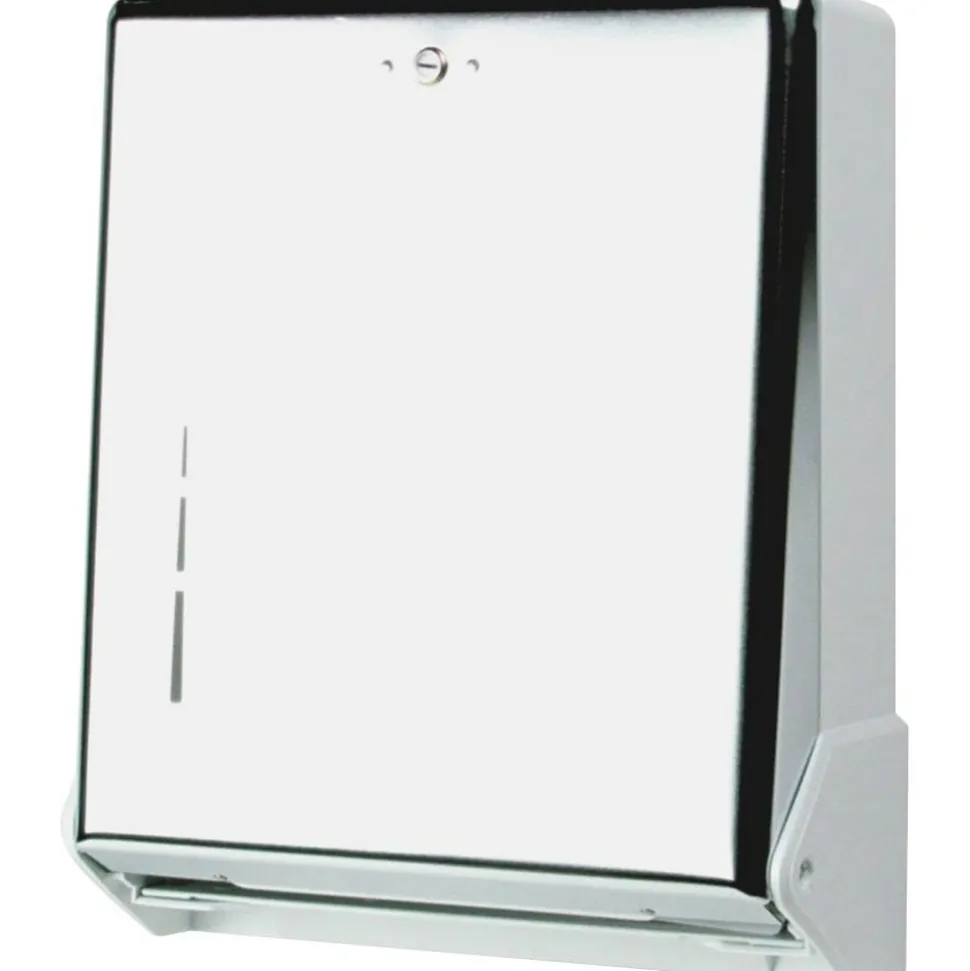 San Jamar True Fold C-Fold/Multifold Paper Towel Dispenser, 11.63 x 5 x 14.5, Chrome