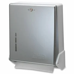 San Jamar True Fold C-Fold/Multifold Paper Towel Dispenser, 11.63 x 5 x 14.5, Chrome