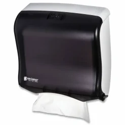 San Jamar Ultrafold Fusion C-Fold and Multifold Towel Dispenser, 11.5 x 5.5 x 11.5, Black