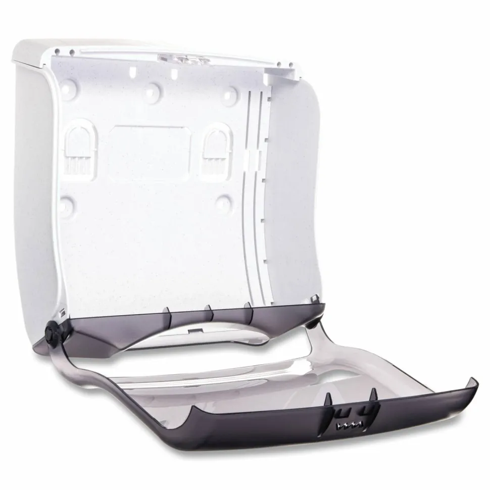 San Jamar Ultrafold Fusion C-Fold and Multifold Towel Dispenser, 11.5 x 5.5 x 11.5, Black